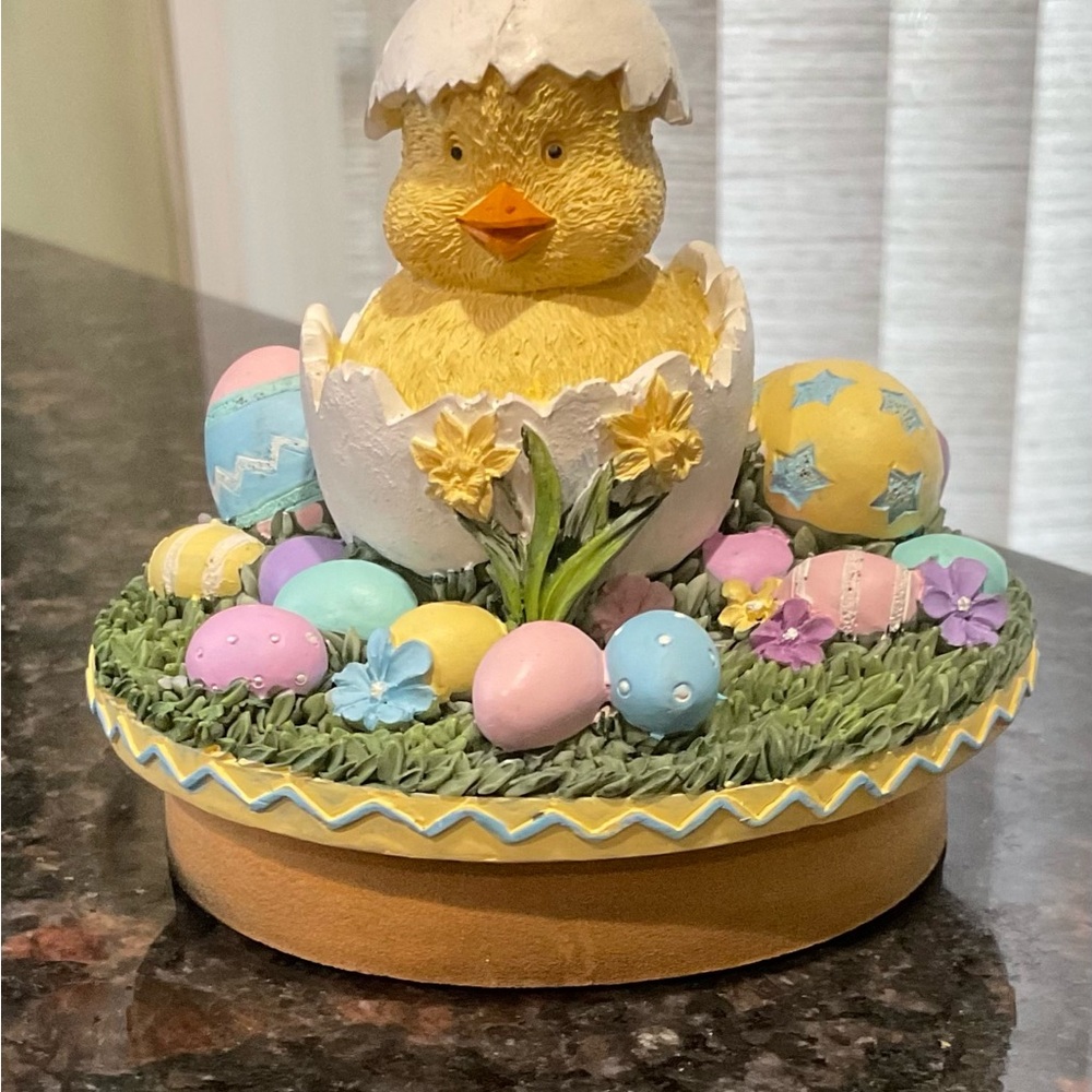 Easter Chick Medium Candle Topper